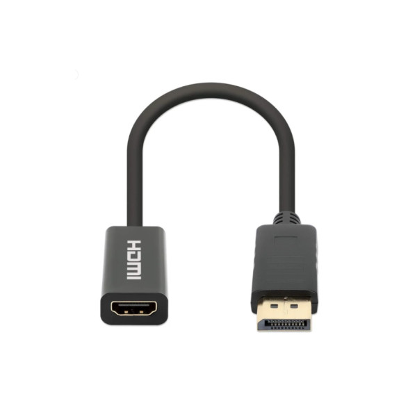 Adaptador Manhattan 153713 DisplayPort M a HDMI H 4K@60HZ