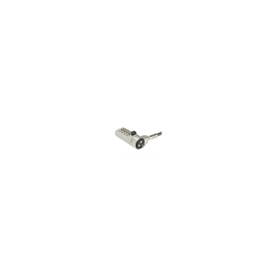 CANDADO DE SEGURIDAD PARA LAPTOP SEGURO COMBINACION DE 4 DIGITOS PARA DISPOSITIVOS CON WEDGE DE 2M - DE ACERO REVESTIDO EN