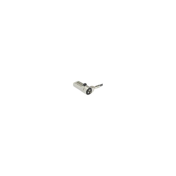 CANDADO DE SEGURIDAD PARA LAPTOP SEGURO COMBINACION DE 4 DIGITOS PARA DISPOSITIVOS CON WEDGE DE 2M - DE ACERO REVESTIDO EN