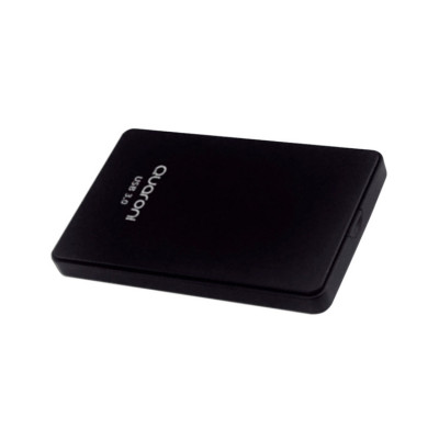 CARCASA ENCLOSURE QUARONI PARA DISCOS DUROS/SSD 2.5 PULGADAS DE 7MM/9.5MM SATA USB 3.0 COLOR NEGRO QE02