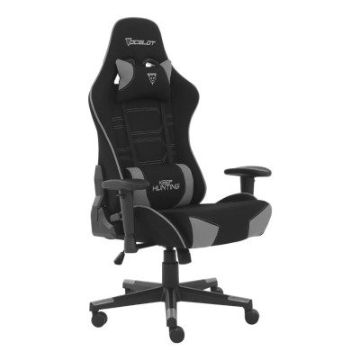 SILLA OCELOT GAMING OST-BLACK MIST / TELA AUTOMOTRIZ / BASE NYLON AJUSTABLE / DESCANSABRAZOS 1D / PISTON CLASE 4 / RECLINABLE
