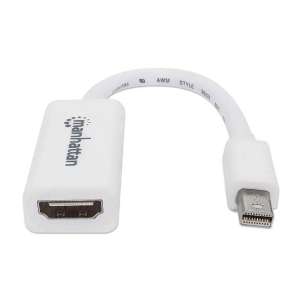 ADAPTADOR,MANHATTAN,322461, DISPLAYPORT MINI M A HDMI H 1080P