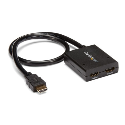 SPLITTER HDMI DE 2 PUERTOS - DIVISOR DE VIDEO HDMI DE 2 PUERTOS - SPLITTER HDMI 4K 30HZ DE 2X1 ALIMENTADO POR USB -