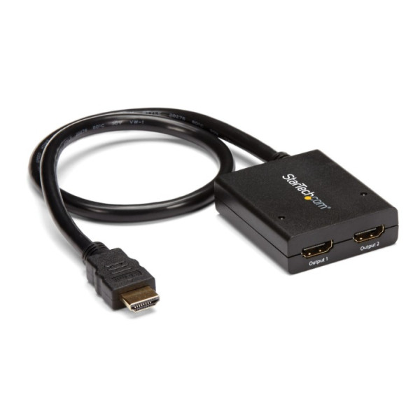 SPLITTER HDMI DE 2 PUERTOS - DIVISOR DE VIDEO HDMI DE 2 PUERTOS - SPLITTER HDMI 4K 30HZ DE 2X1 ALIMENTADO POR USB -