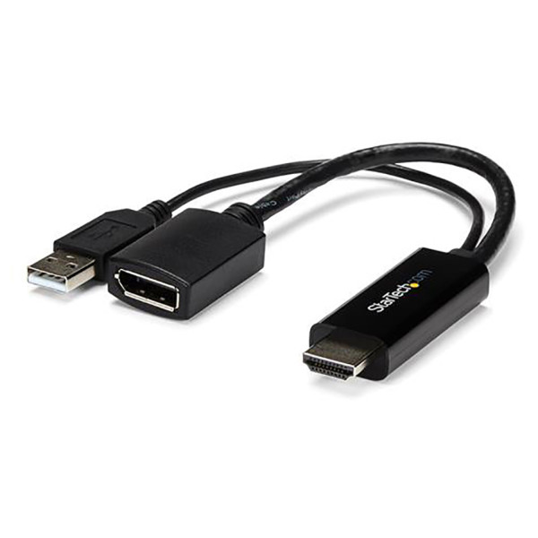 ADAPTADOR DE VIDEO HDMI A DISPLAYPORT - CONVERTIDOR 4K ALIMENTADO POR USB - STARTECH.COM MOD. HD2DP