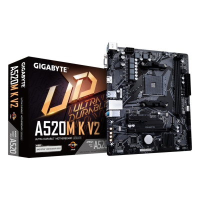 GIGABYTE A520M K V2 Tarjeta Madre AM4