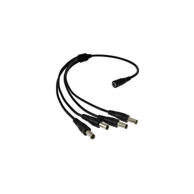 DIVISOR DE ENERGIA SAXXON / TIPO PULPO/ 4 CONECTORES MACHO/ 2.1MM/ 1 CONECTOR HEMBRA PSUWB07