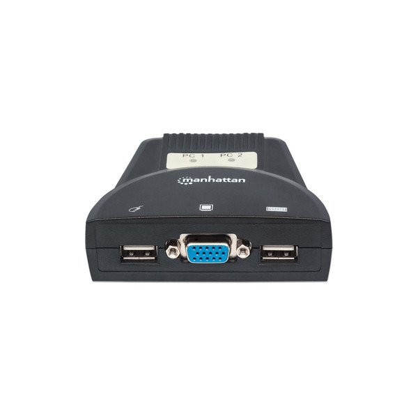 MUX KVM ,MANHATTAN,151245,MINI USB 2:1 CON CABLES+AUDIO