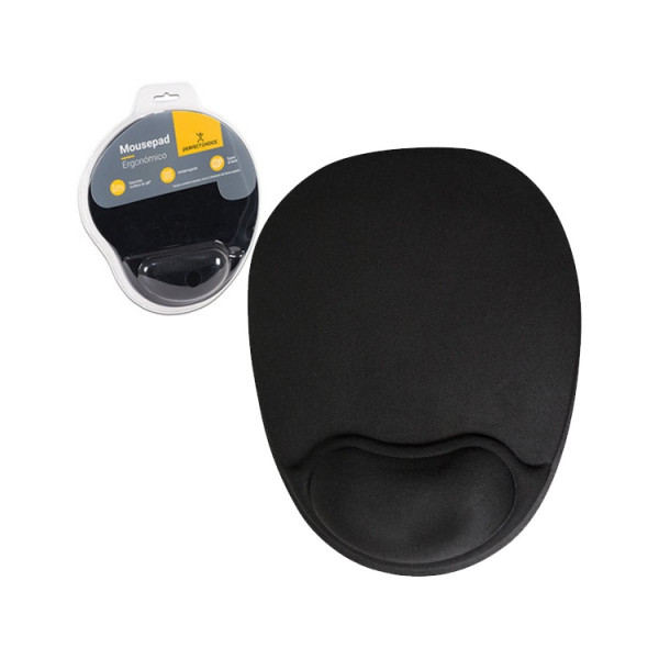 MOUSE PAD CON ALMOHADILLA DE GEL ERGONOMICO ANTIDERRAPANTE PERFECT CHOICE PC-041078