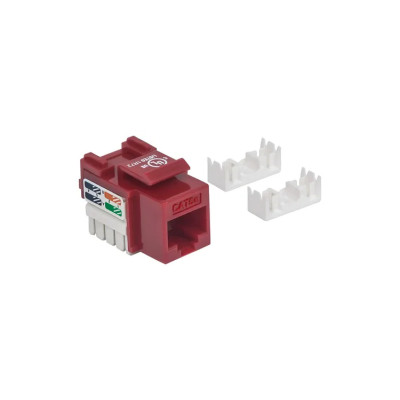 JACK,INTELLINET,210478, CAT 5E DE IMPACTO KEYSTONE ROJO