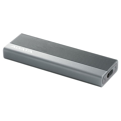 CARCASA ADATA EC680 PARA SSD PCIE DE DIFERENTES TAMAÑOS M.2 USB 3.2 COLOR GRIS METALICO EC680-CCGY