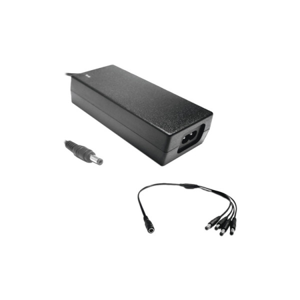 SAXXON PSU1204D - FUENTE DE PODER REGULADA DE 12 VCC 4.1 AMPERES/ CON CABLE DE 1.2 METROS/ PARA USOS MULTIPLES PSU1204D+PSUWB07