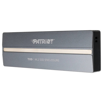 CARCASA PATRIOT TXD PV810 PARA SSD M.2 PCIE GEN 3X4 NVME 1.3 USB 3.2 USB TIPO C WINDOWS MAC OS LINUX ANDROID, (PV810UPNGM)