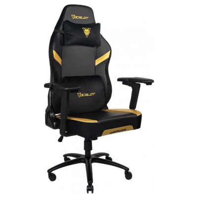 SILLA OCELOT GAMING OS-KING / VINIPIEL Y TERCIOPELO / BASE METALICA AJUSTABLE / DESCANSABRAZOS 5D / PISTON CLASE 4 / RECLINABLE