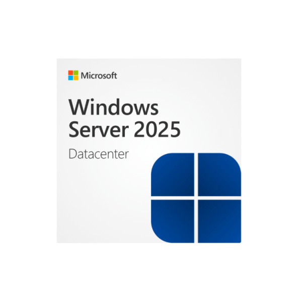 MICROSOFT OEM WINDOWS SERVER DATACENTER 2025 64 BITS SPANISH 1PK DSP OEI DVD HASTA 16 CORE EP2-25159