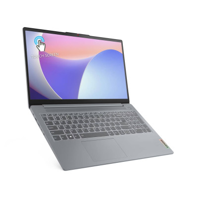 LAPTOP LENOVO IDEAPAD SLIM 3 15IRU8/CORE I3-1315U 1.2 GHZ/8GB/512GB/15.6/TOUCH/COLOR GRIS ARTICO/WIN 11 HOME/ 1 AÑO 82X70004LM