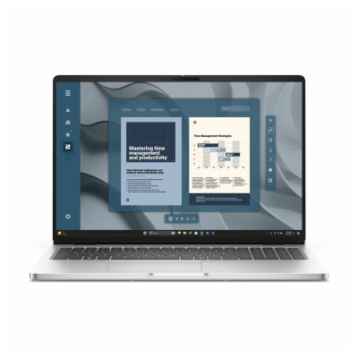 LAPTOP DELL PRO 16 / XF5PC / INTEL CORE ULTRA 7 255U / 16GB DE RAM / 512GB SSD / 16 PULGADAS / WINDOWS 11 PRO / COLOR PLATA / 3