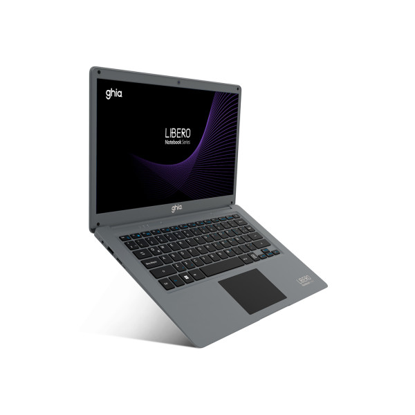 NOTEBOOK GHIA LIBERO 14 PLUG HD INTEL CELERON N4020 RAM 4GB SSD 128GB CAMARA FRONTAL 2.0 MPX WIFI-BT HDMI WIN 11 HOME LH914CH2