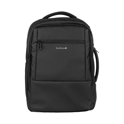 MOCHILA - BACKPACK - TECHZONE- TZLBP32 - URBANBIZ - 16 PULGADAS - 5 COMPARTIMIENTOS - EXPANDIBLE - NEGRA