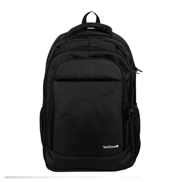 MOCHILA - BACKPACK - TECHZONE - MAX III - TZLBP27-A - 16 PULGADAS - 6 COMPARTIMIENTOS - NEGRA