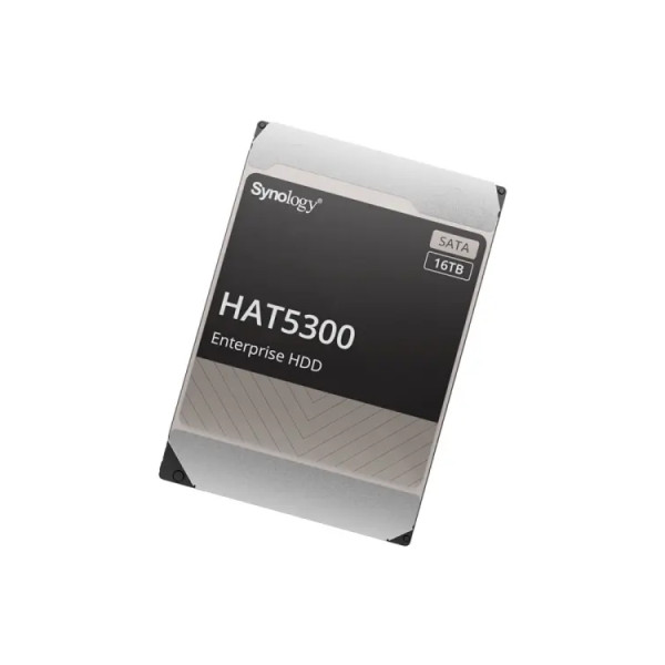 DISCO DURO INTERNO SYNOLOGY ENTERPRISE 3.5 16TB SATA3 6GB/S 7200RPM 512 MB HOT-PLUG COMPATIBLE SOLO PARA EQUIPOS HAT5300-16T