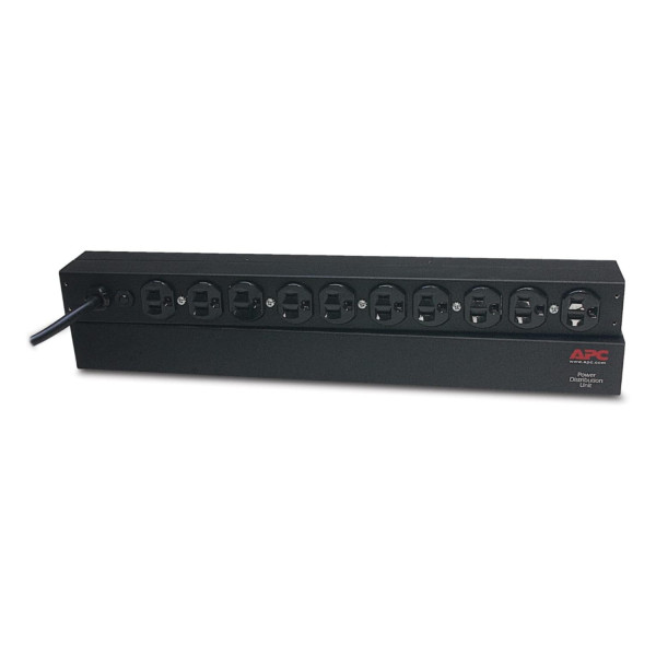 UNIDAD DE PDU MULTICONTACTO APC PARA MONTAJE EN RACK LINEA BASICO 1U,15A,120V,10 CONT TIPO NE AP9562