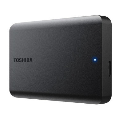 DD EXTERNO 2TB TOSHIBA CANVIO BASIC 2.5 USB 3.2 NEGRO VELOCIDAD DE TRANSFERENCIA 5000 MBIT/S / WIN 10 HDTB520XK3AA