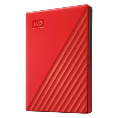 DISCO DURO EXTERNO WD MY PASSPORT 2TB 2.5 PORTATIL USB3.0 ROJO WINDOWS BACKUP ENCRIPTACION WDBYVG0020BRD-WESN