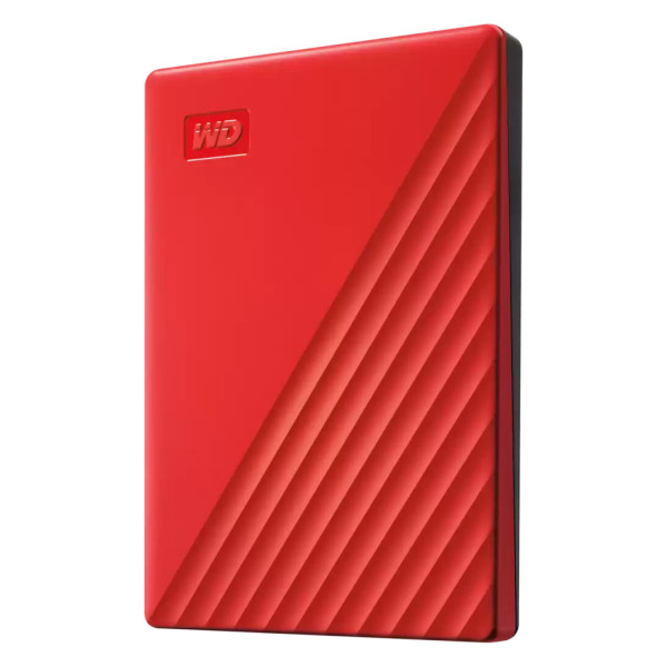DISCO DURO EXTERNO WD MY PASSPORT 2TB 2.5 PORTATIL USB3.0 ROJO WINDOWS BACKUP ENCRIPTACION WDBYVG0020BRD-WESN