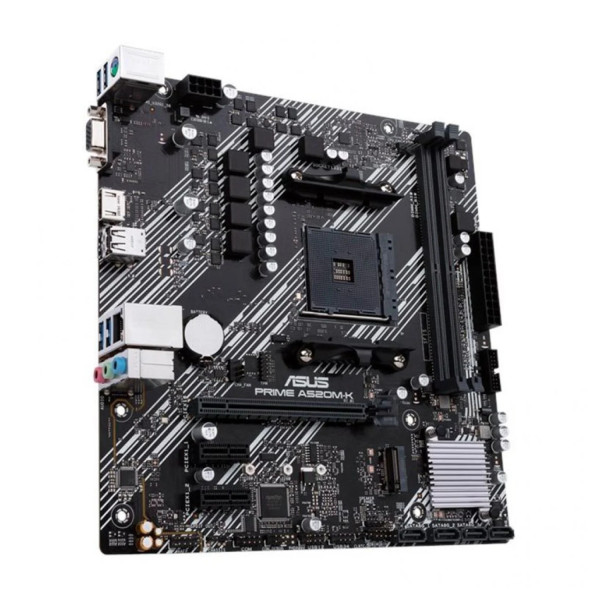 MB ASUS A520 AMD S-AM4 5A GEN/2X DDR4 2800/HDMI/VGA/M.2/4X USB3.2/MICRO ATX/GAMA BASICA PRIME A520M-K