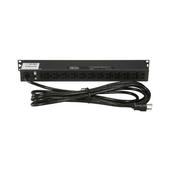PDU TRIPP-LITE BASICO MONOFASICO DE 1.8 KW, 120V, 13 CONTACTOS NEMA 5-15-R, ENTRADA CLAVIJA NEMA 5-15-P, CABLE 4.57M 15 PDU1215