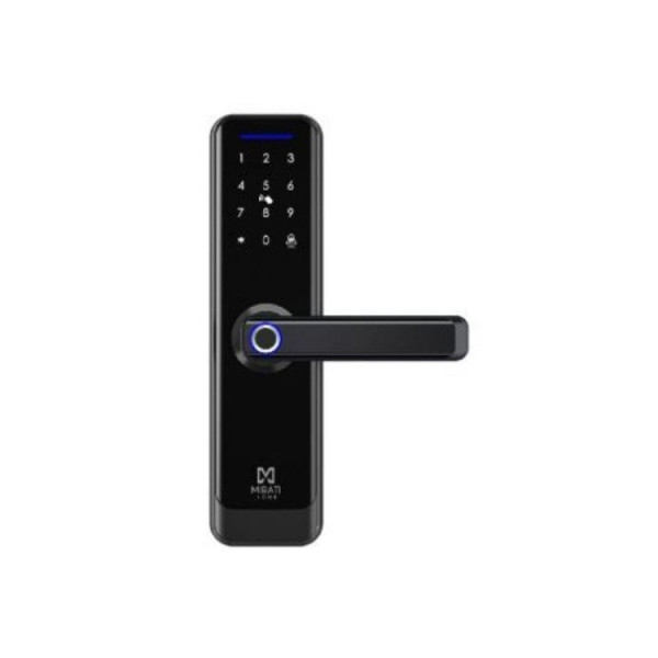 CERRADURA INTELIGENTE CON CáMARA Y TIMBRE, DETECCIóN DE HUELLA DACTILAR, TARJETA RFID, CONECTIVIDAD WIFI, COMBINACIóN MSL03