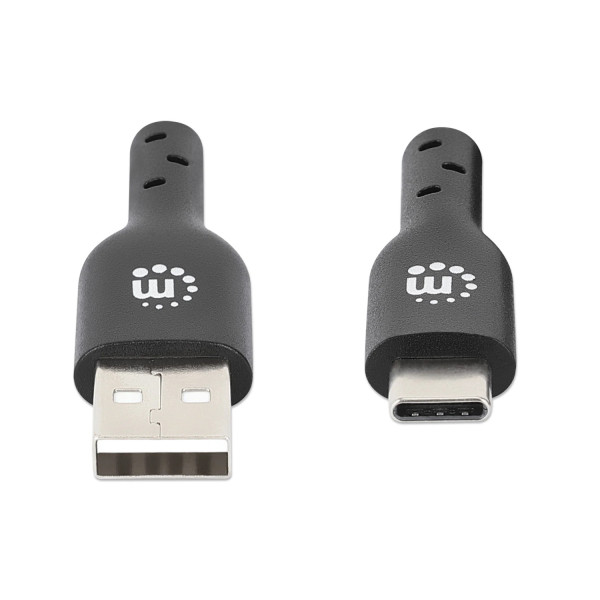 CABLE USB,MANHATTAN,354981,-C V3.1, C-A 3.0M NEGRO