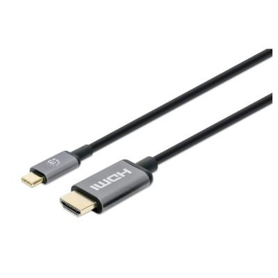 CABLE USB,MANHATTAN,152235,-C A HDMI M 1.0M 4K@30HZ, NEGRO