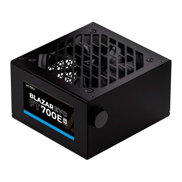 FUENTE DE PODER ACTECK BLAZAR EVO FT700E / ATX / 700 W / NO MODULAR / BAJO NIVEL DE RUIDO / 120 MM / NEGRO / ES-05004E