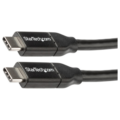 CABLE USB-C DE 2M A USB-C CON CAPACIDAD PARA ENTREGA DE ALIMENTACION DE 5A (100W) - USB TIPO-C - CABLE DE CARGA USB-C - USB 2.0