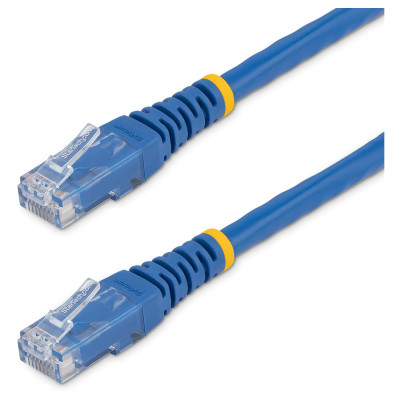 CABLE DE 1.8M AZUL DE RED CATEGORIA CAT6 UTP RJ45 GIGABIT ETHERNET ETL - PATCH MOLDEADO - STARTECH.COM MOD. C6PATCH6BL