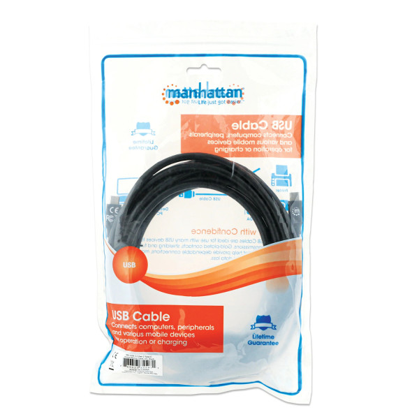 CABLE USB,MANHATTAN,355971,-C V3.2, C-C 5.0M 10GBPS, 60W