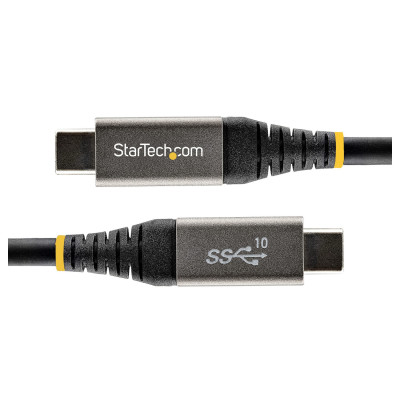 CABLE DE 1M USB-C DE 10GBPS - CABLE USB TIPO C CERTIFICADO POR USB-IF - CABLE USB TIPOC USB 3.2 GEN 2 CON CARGA POR USB31CCV1M