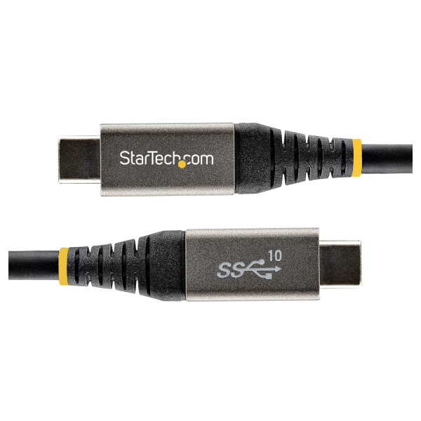 CABLE DE 1M USB-C DE 10GBPS - CABLE USB TIPO C CERTIFICADO POR USB-IF - CABLE USB TIPOC USB 3.2 GEN 2 CON CARGA POR USB31CCV1M