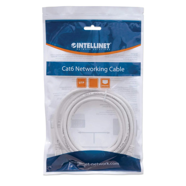 CABLE PATCH,INTELLINET,341943, CAT 6, 1.0M 3.0F UTP BLANCO