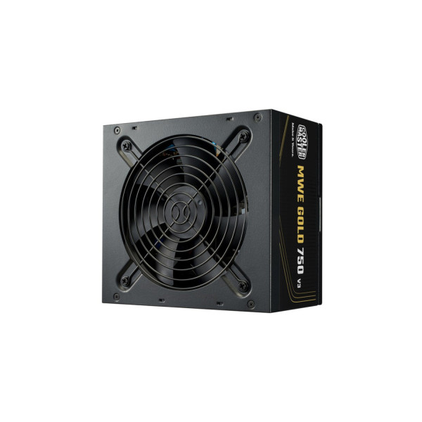 FUENTE DE PODER COOLER MASTER 750W MWE V3 ATX 3.1/80PLUS GOLD CERTIFICADA/NO MODULAR/GAMER MPE-7506-ACAG-BUS