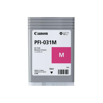 TANQUE DE TINTA CANON PFI-030M MAGENTA, CAPACIDAD 55 ML, COMPATIBLE TA-20,TA-30 3491C001AA