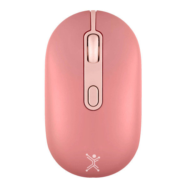 MOUSE RECARGABLE PERFECT CHOICE 2.4GHZ/BT COLORI CLIC SILENCIOSO ROSA PC-045267