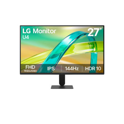 Monitor PC LG 27U411B-B FHD 27" panel IPS 144Hz Resol 1920X1080