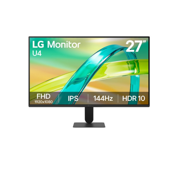 Monitor PC LG 27U411B-B FHD 27" panel IPS 144Hz Resol 1920X1080