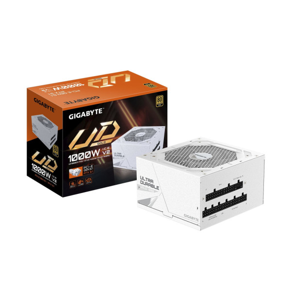 FUENTE DE PODER GIGABYTE GP-UD1000GM PG5 V2 / 1000W 80 PLUS GOLD / ATX 3.1 / GAMER