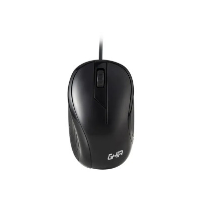 Mouse Ghia GMA50N alámbrico USB 2 botones scroll 1200 DPI