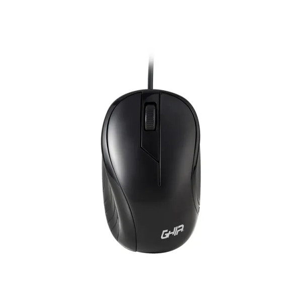 Mouse Ghia GMA50N alámbrico USB 2 botones scroll 1200 DPI