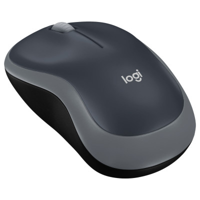 Mouse Logitech M185 óptico inalámbrico USB nano receptor 1000DPI gris 910-002225